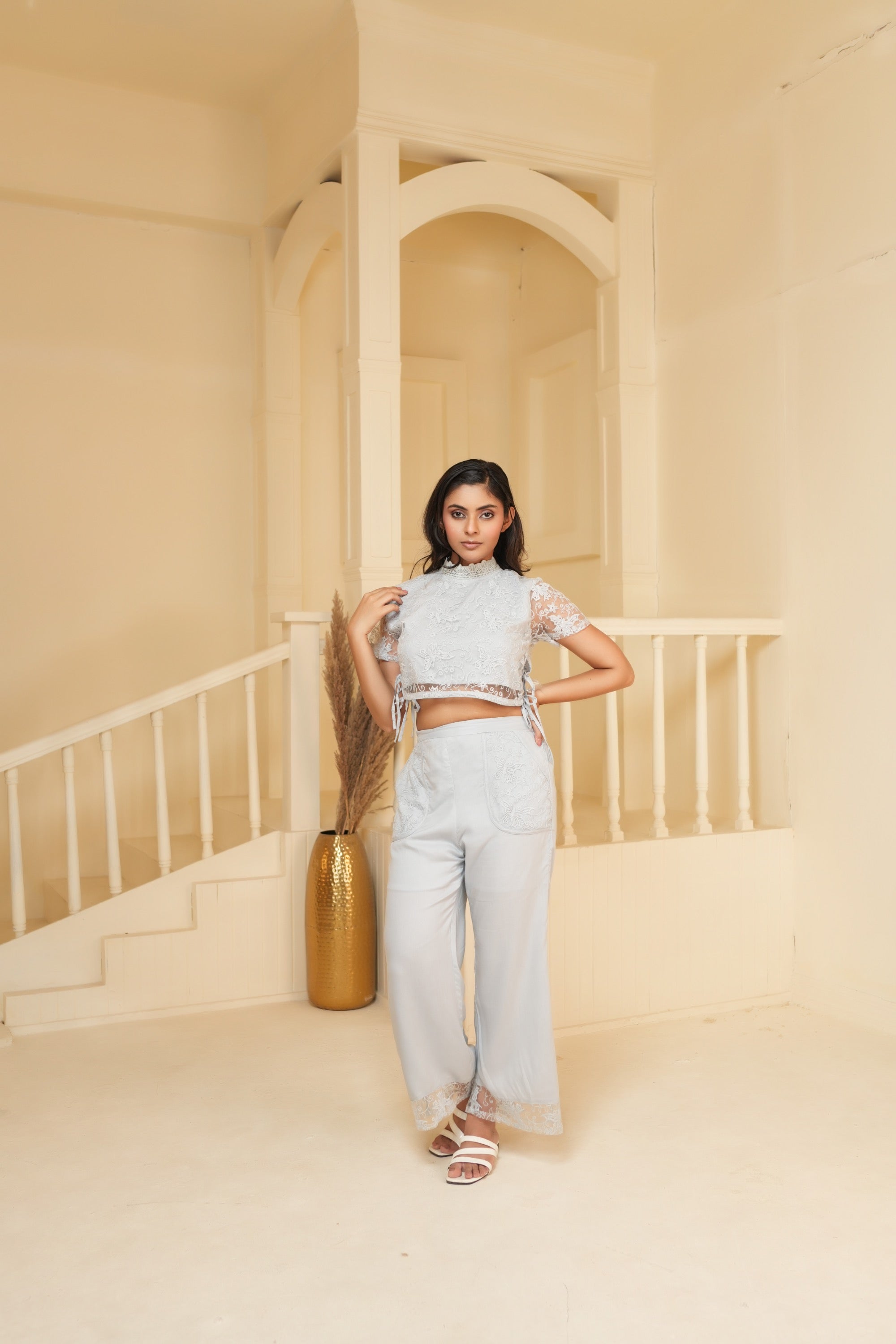 Embroidered Co-ord Set