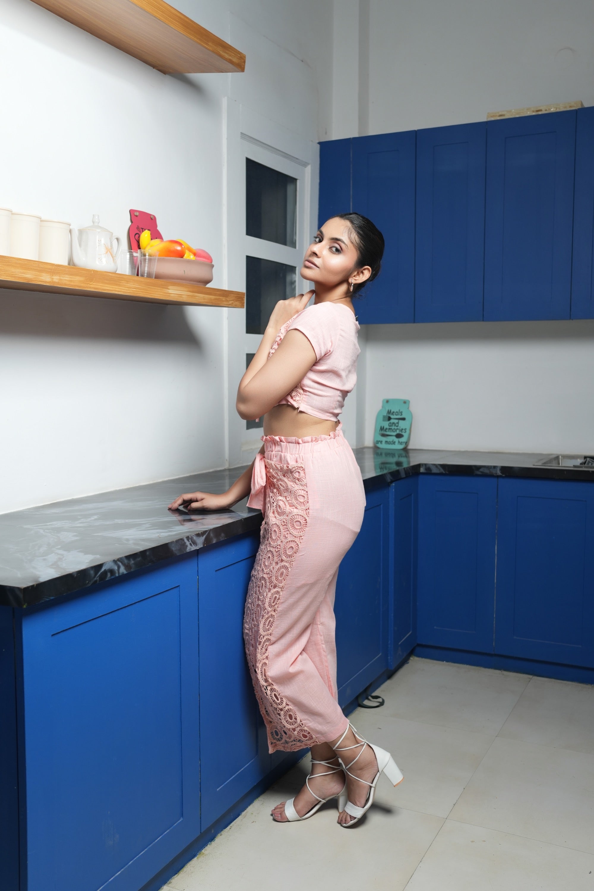 Embroidered Floral  Co-ord set