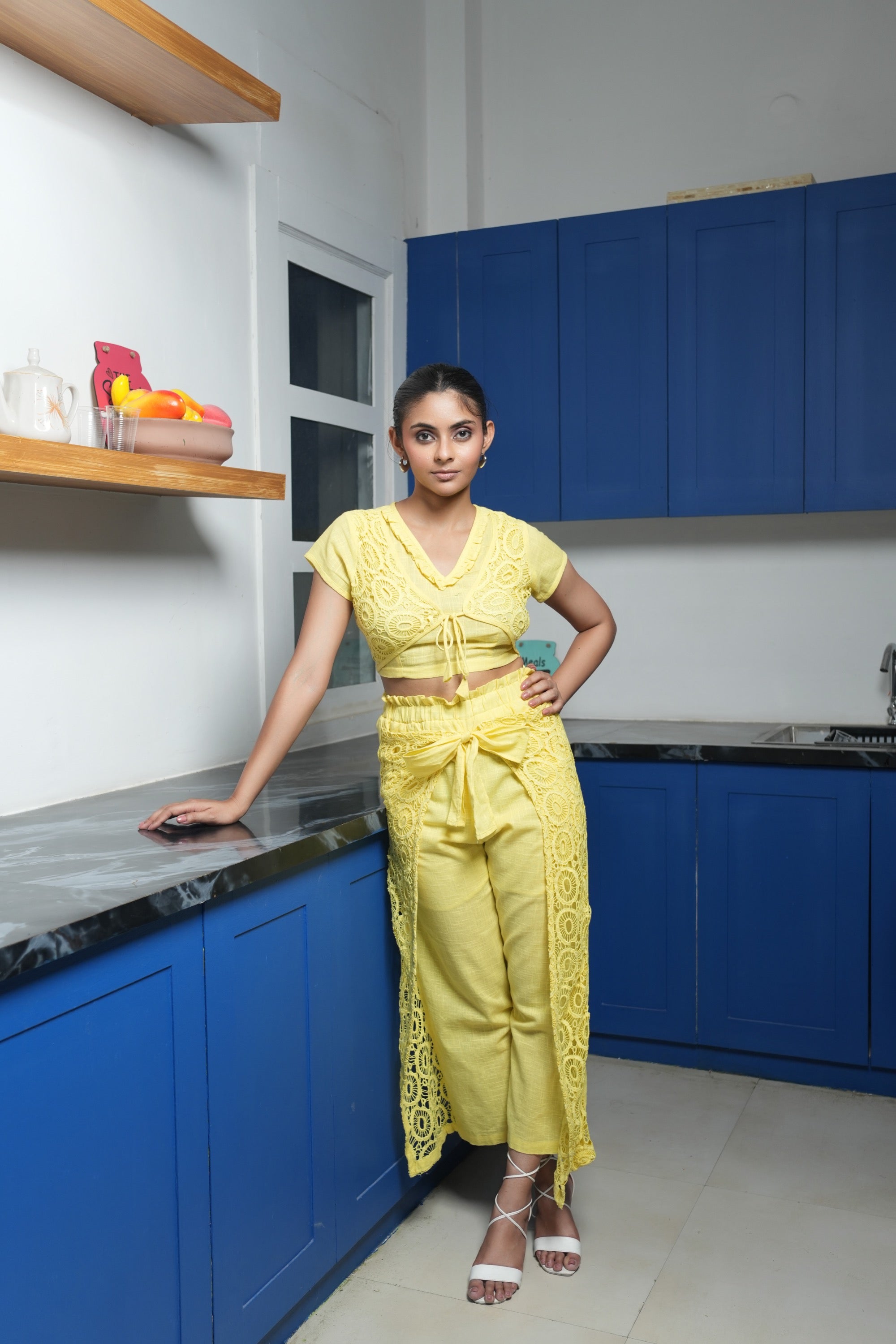 Embroidered Floral  Co-ord set