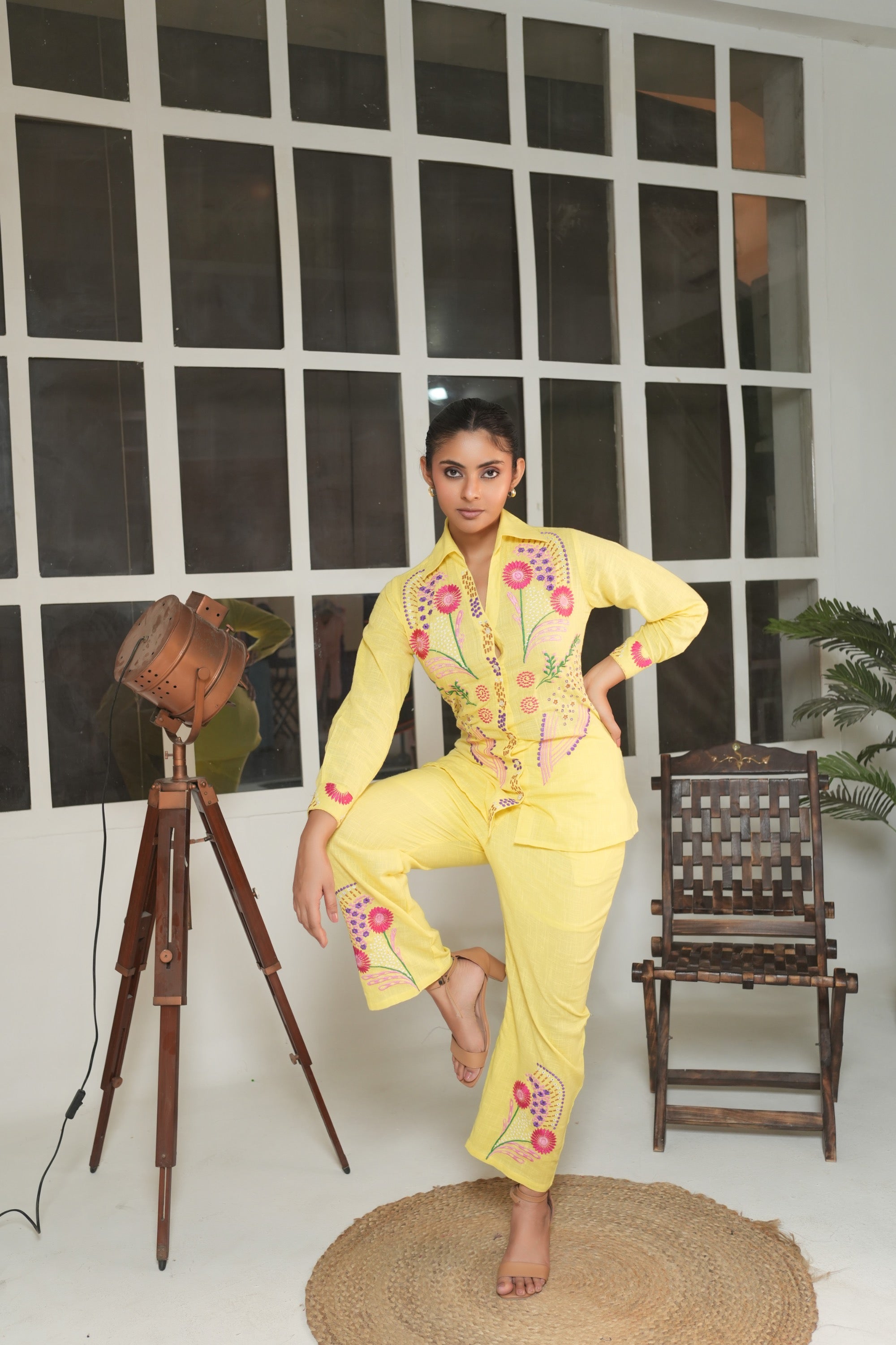 Green Full Sleeve Co-ord Set