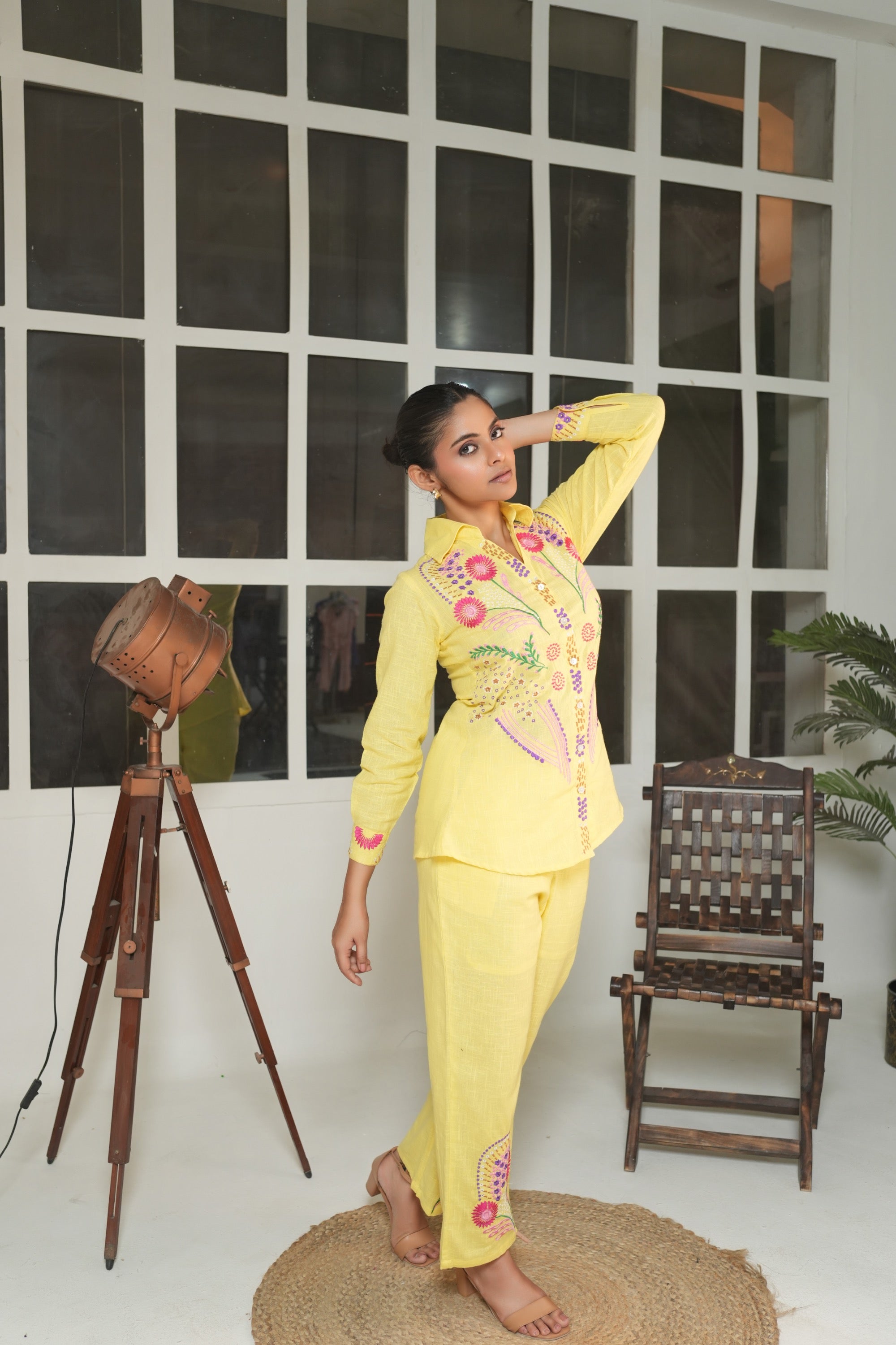 Green Full Sleeve Co-ord Set