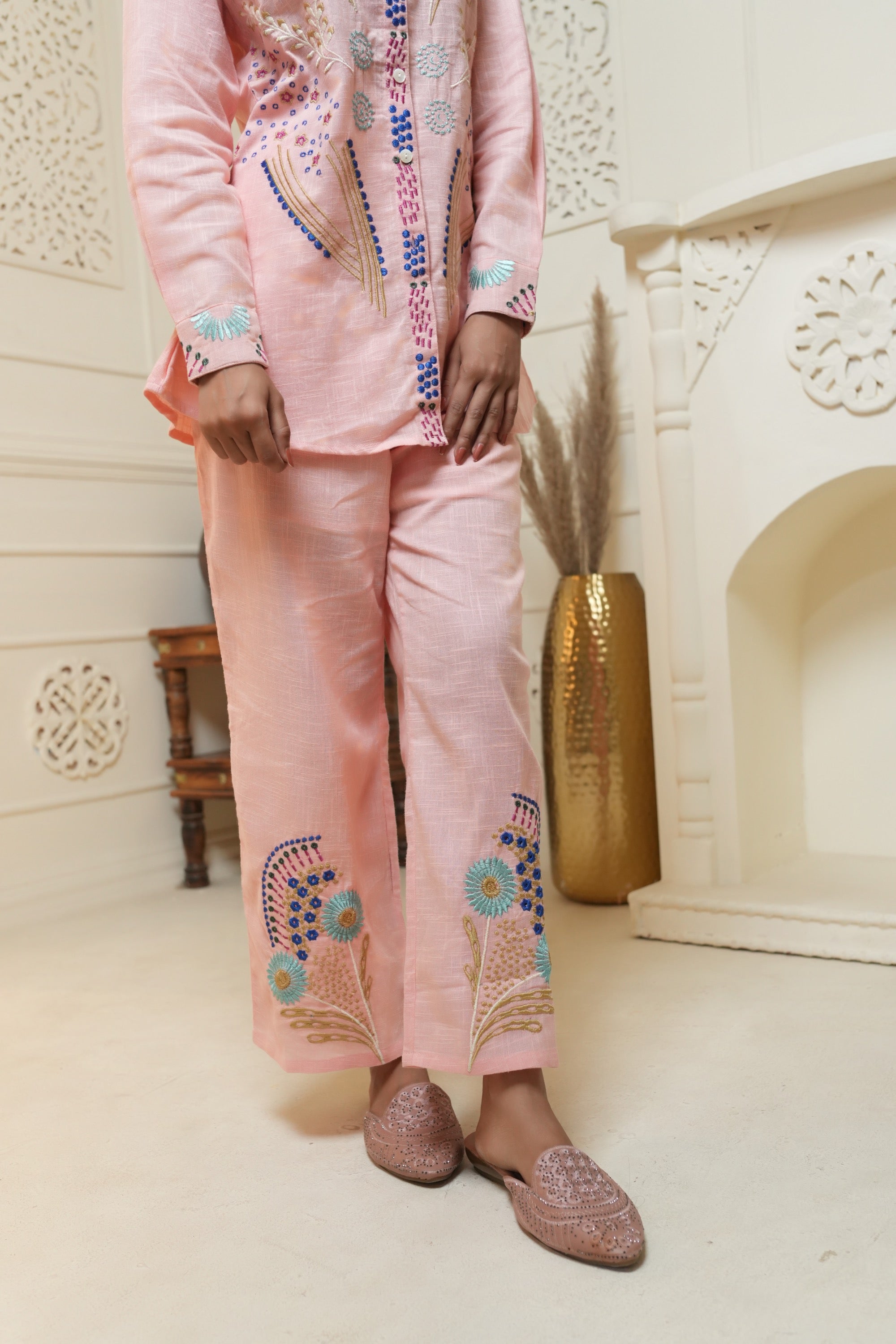 Green Full Sleeve Co-ord Set