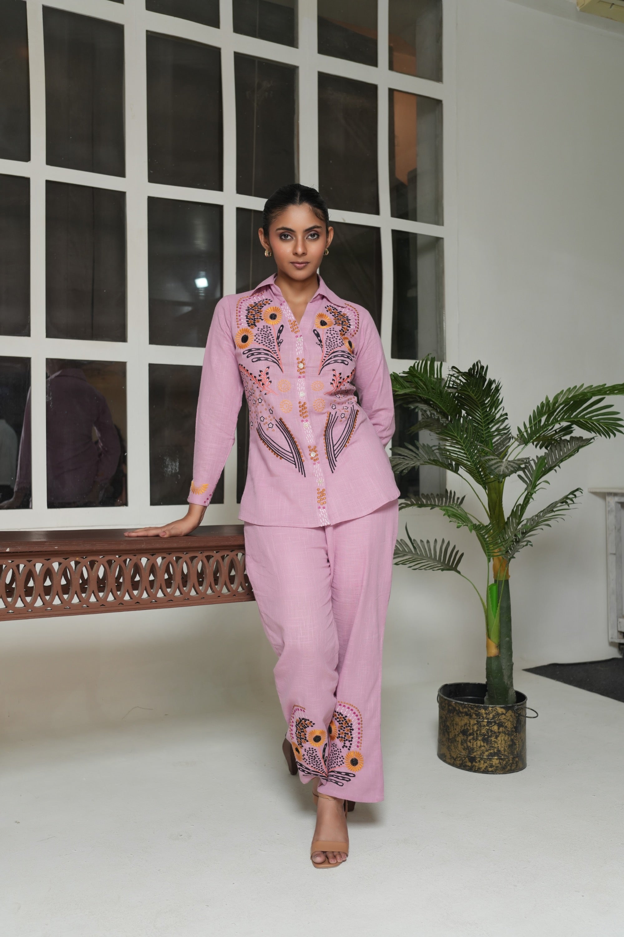 Green Full Sleeve Co-ord Set