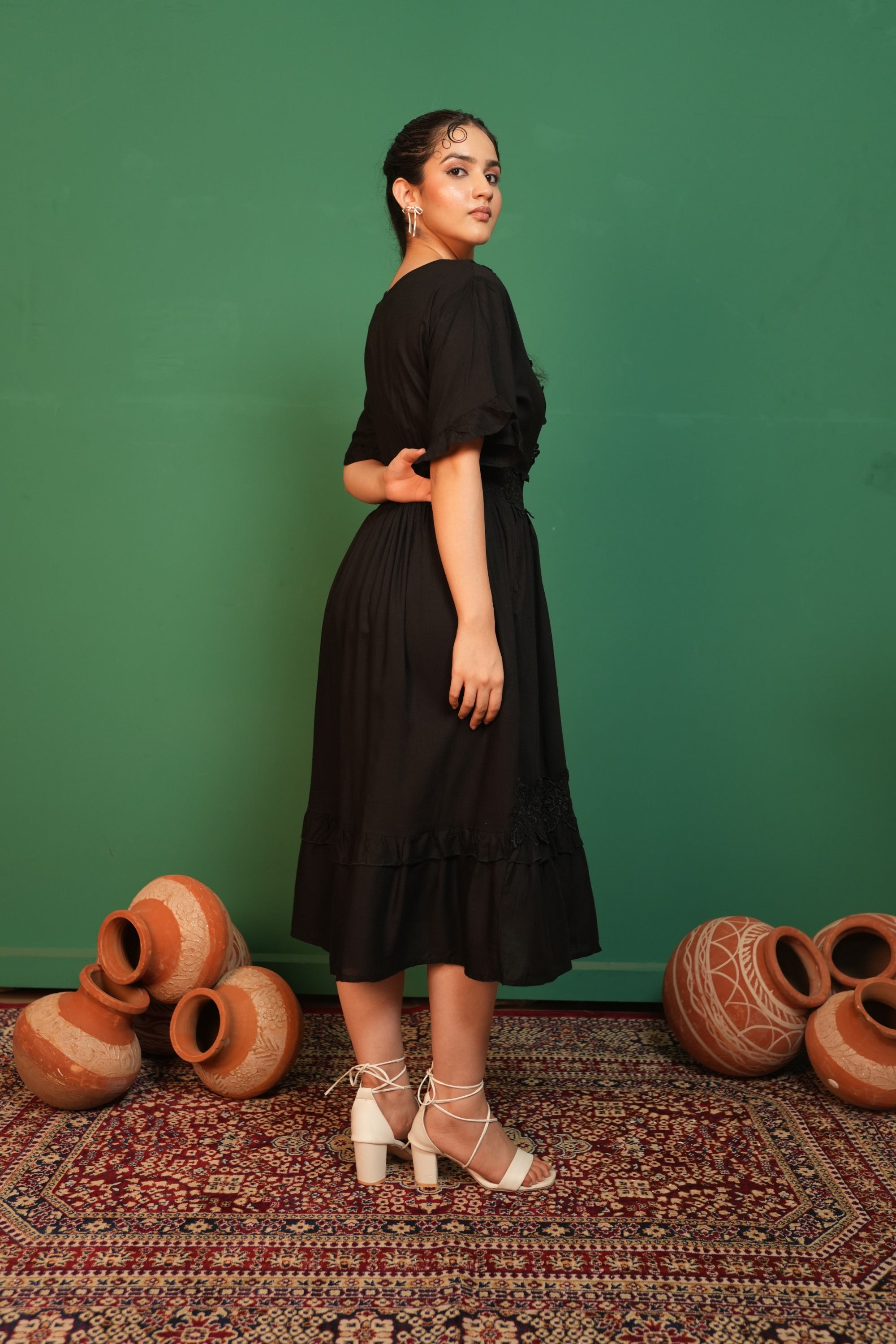 Spring Summer Maxi Dress - White