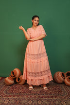 Spring Summer Maxi Dress - Black