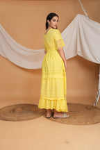 Spring Summer Maxi Dress - Black