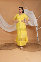 Spring Summer Maxi Dress - Black