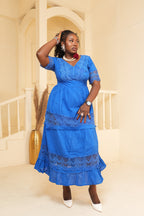 Spring Summer Maxi Dress - Black