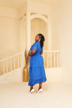 Spring Summer Maxi Dress - Black