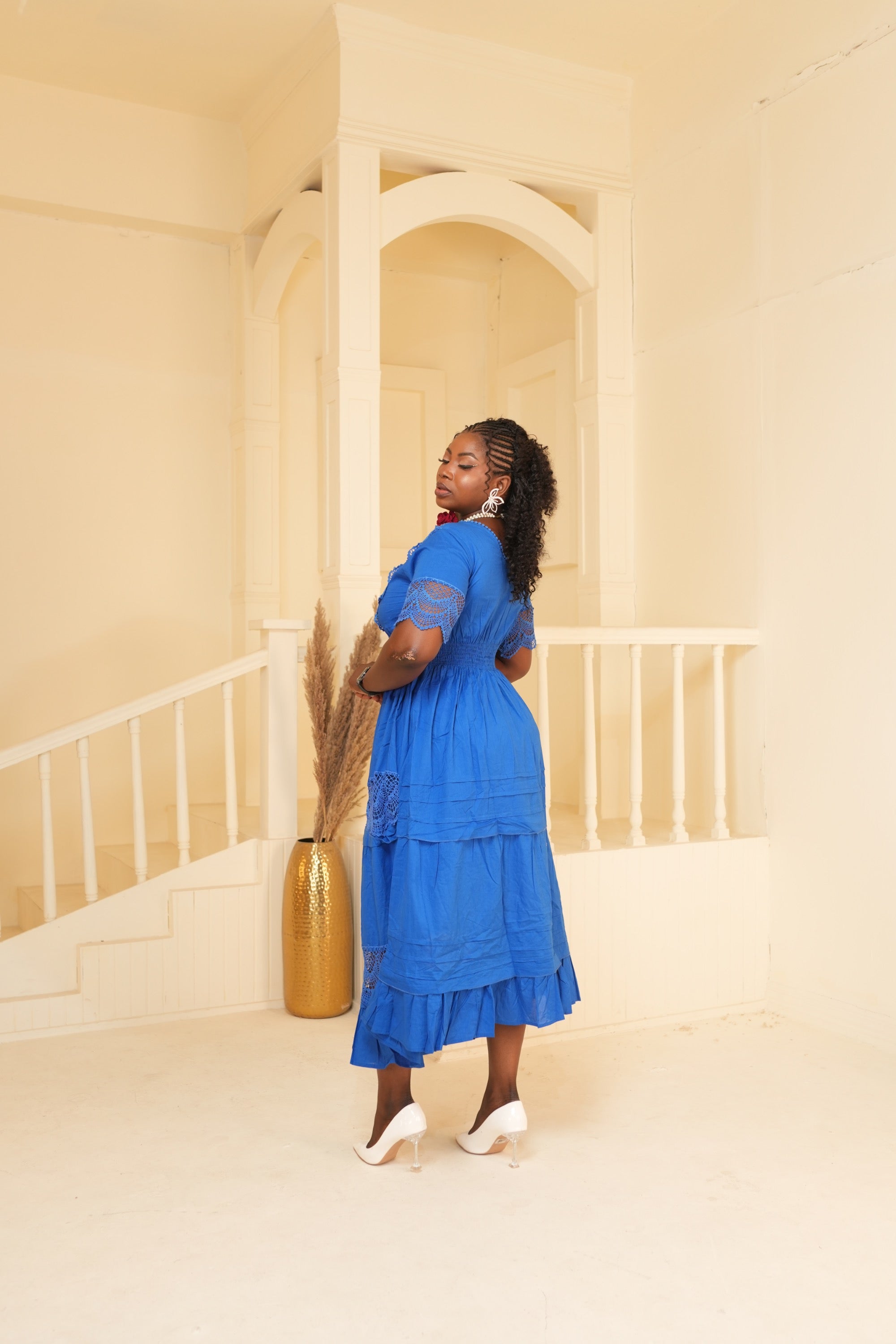 Spring Summer Maxi Dress - Black