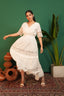 Spring Summer Maxi Dress - White