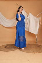 Spring Summer Maxi Dress - Black
