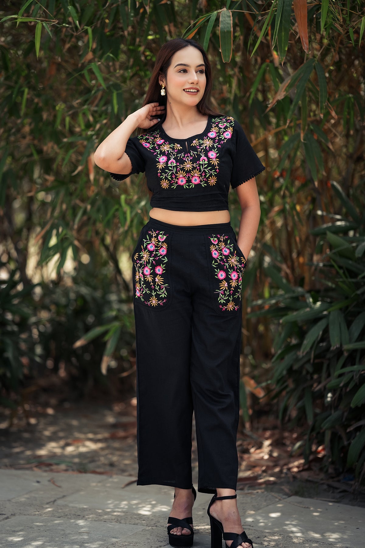 Embroidered Co-Ord Set