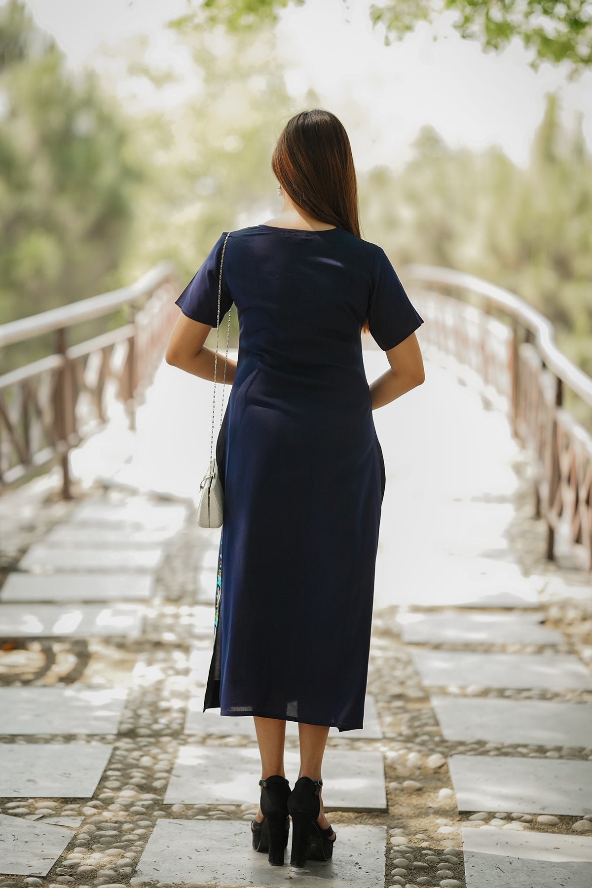 Floral Butterfly Straight Kurta