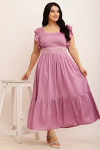 Spring Summer Maxi dress (PURPLE)