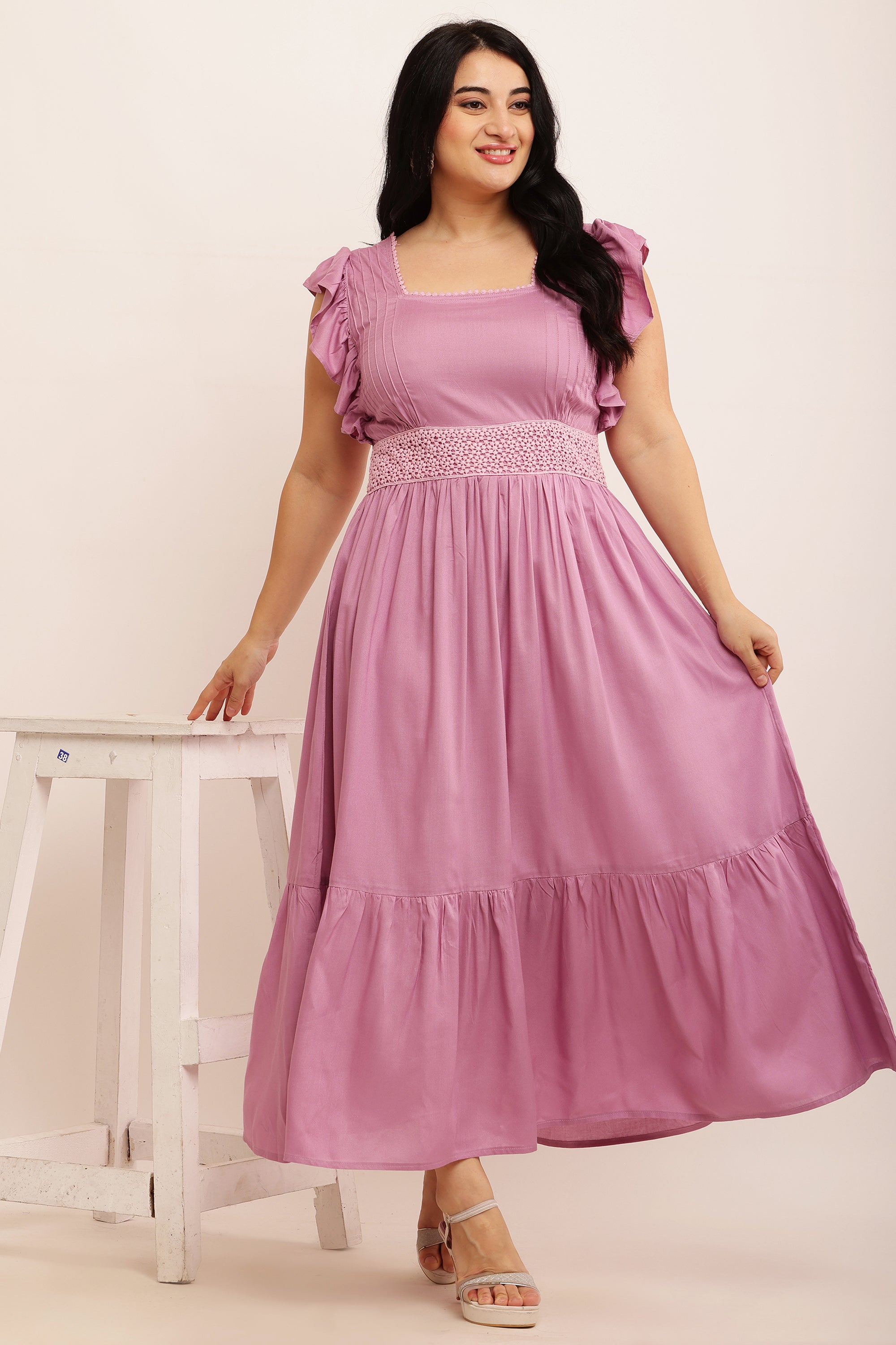 Spring Summer Maxi dress (PURPLE)