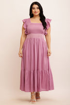 Spring Summer Maxi dress (PURPLE)
