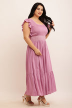 Spring Summer Maxi dress (PURPLE)