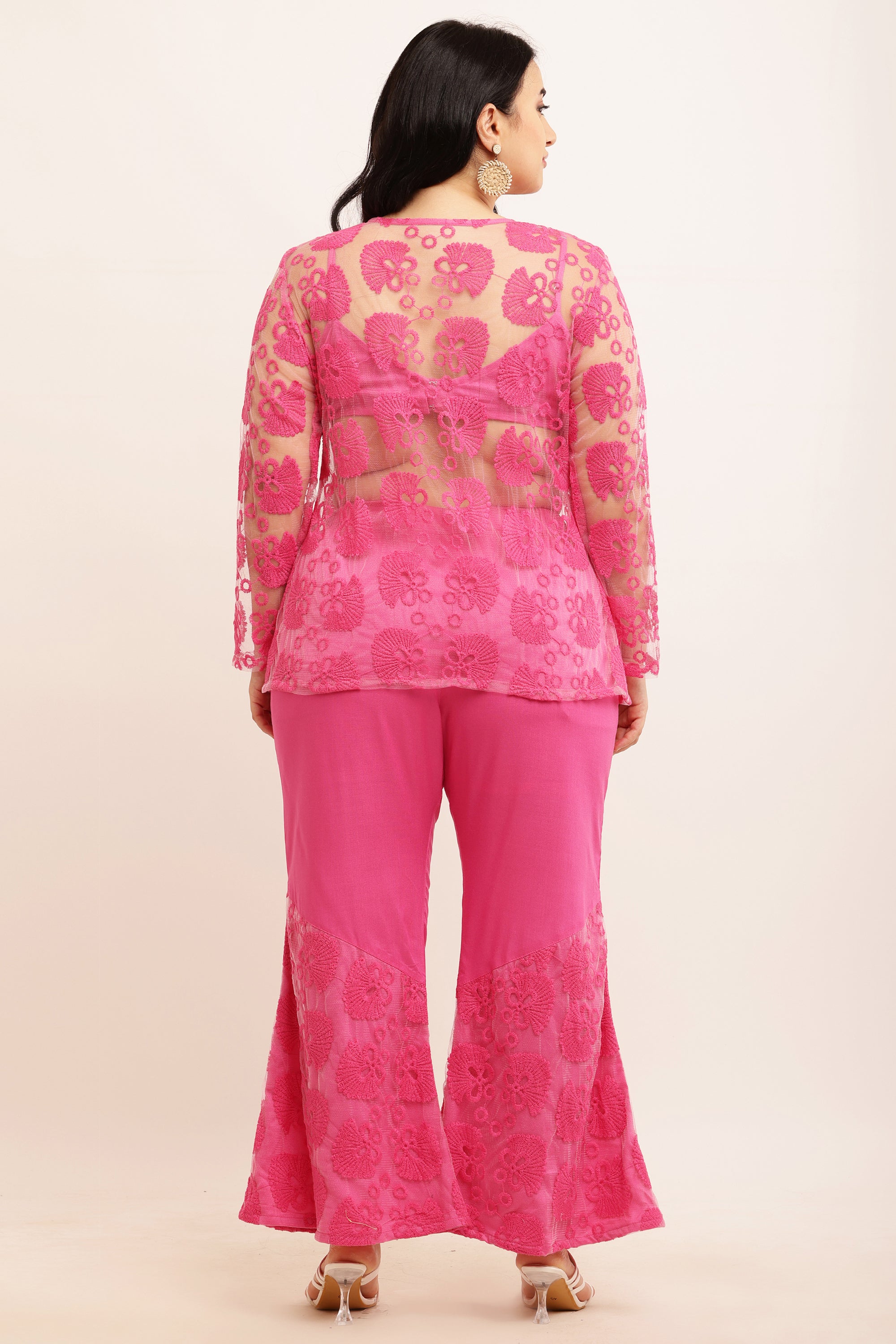 Floral Jacket Co-ord Set (LIME YELLOW) (Copy)