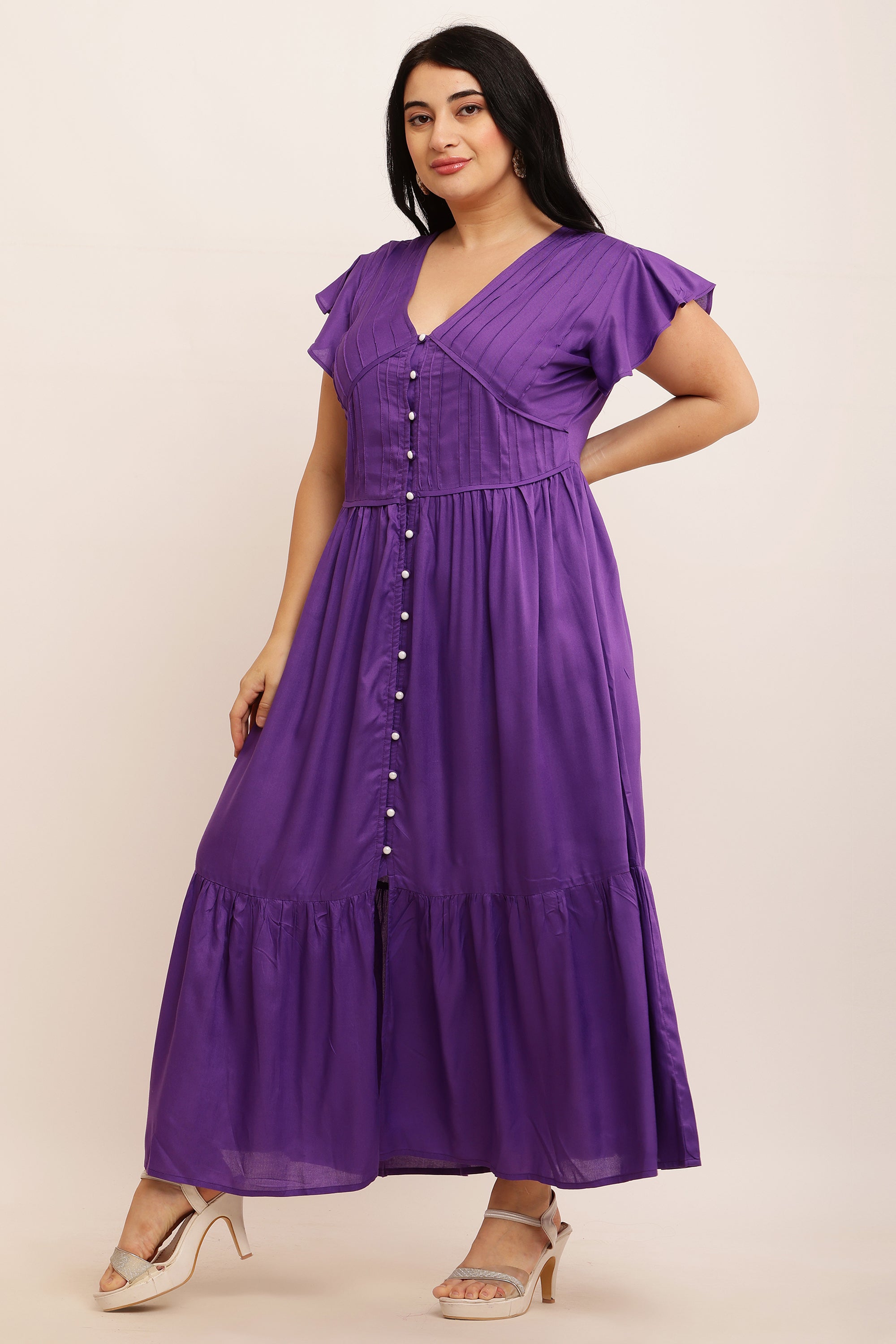 Spring Summer Midi Dress ( LIME YELLOW)
