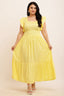Spring Summer Maxi dress (LIME YELLOW)
