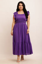 Spring Summer Maxi dress (PURPLE)