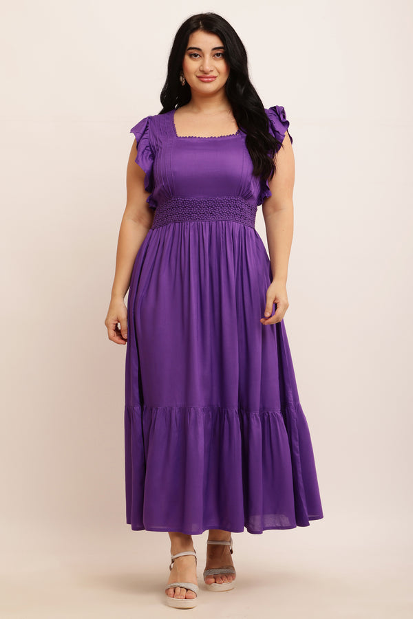 Spring Summer Maxi dress (PURPLE)
