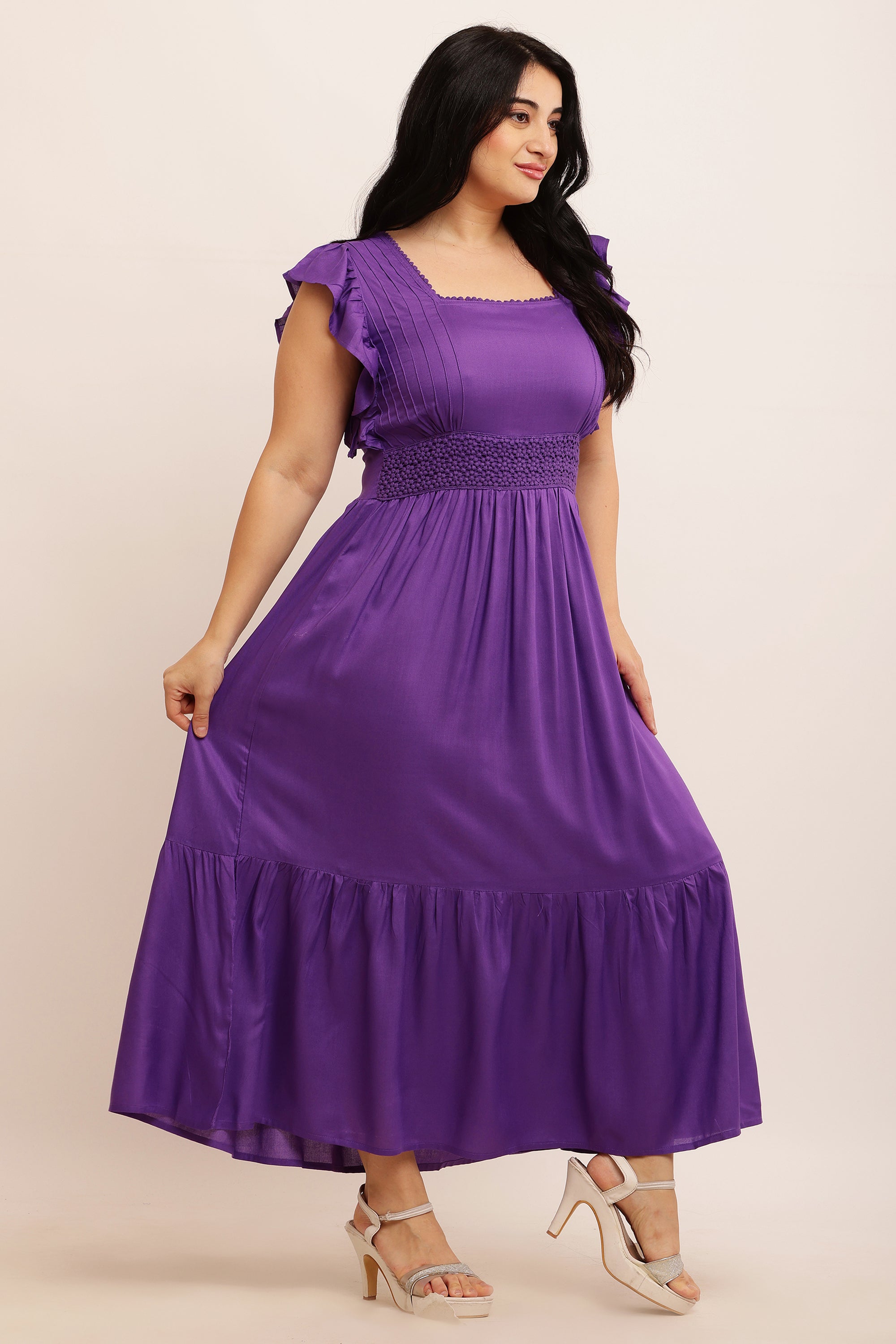 Spring Summer Maxi dress (PURPLE)