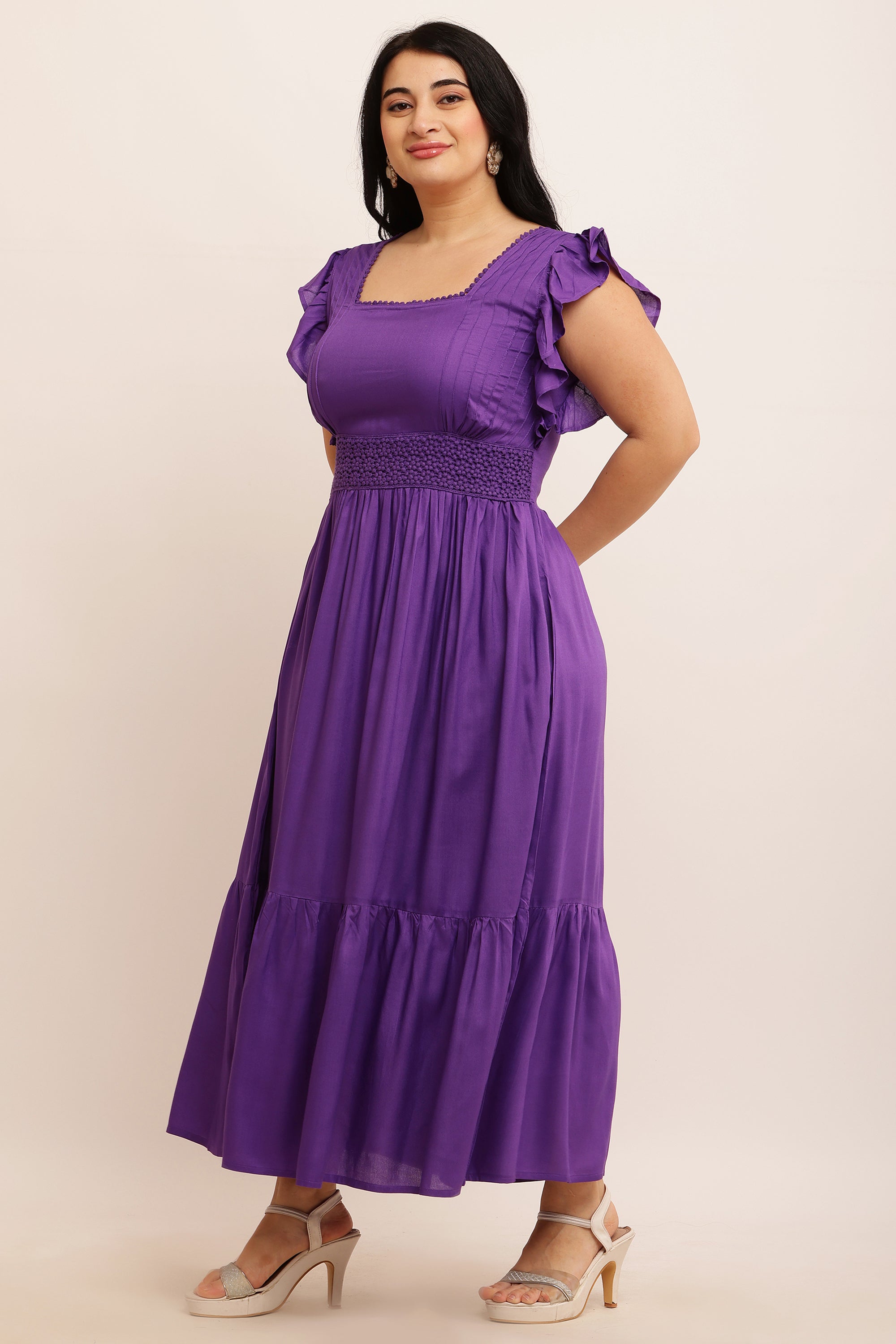 Spring Summer Maxi dress (PURPLE)