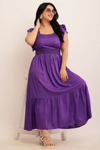 Spring Summer Maxi dress (PURPLE)