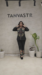 Jaipuri Thread Embroidered Shirt with Pants