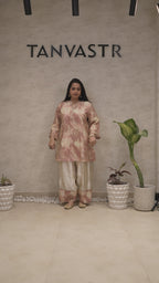 Tissue Silk Kurta Farshi Set