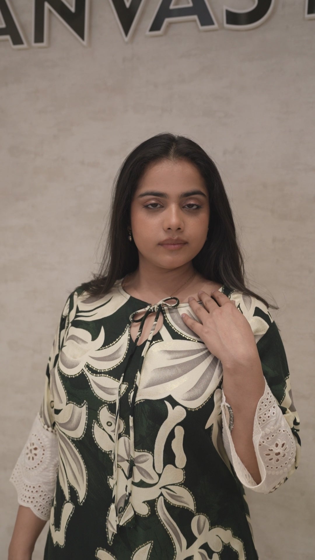 Rayon Foil Printed Kurta with Pants