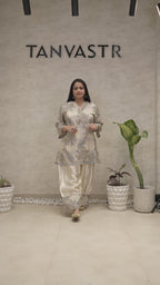 Tissue Silk Kurta Farshi Set