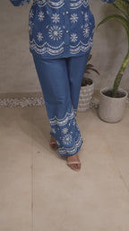 Floral Digital Printed Shirt with Pants