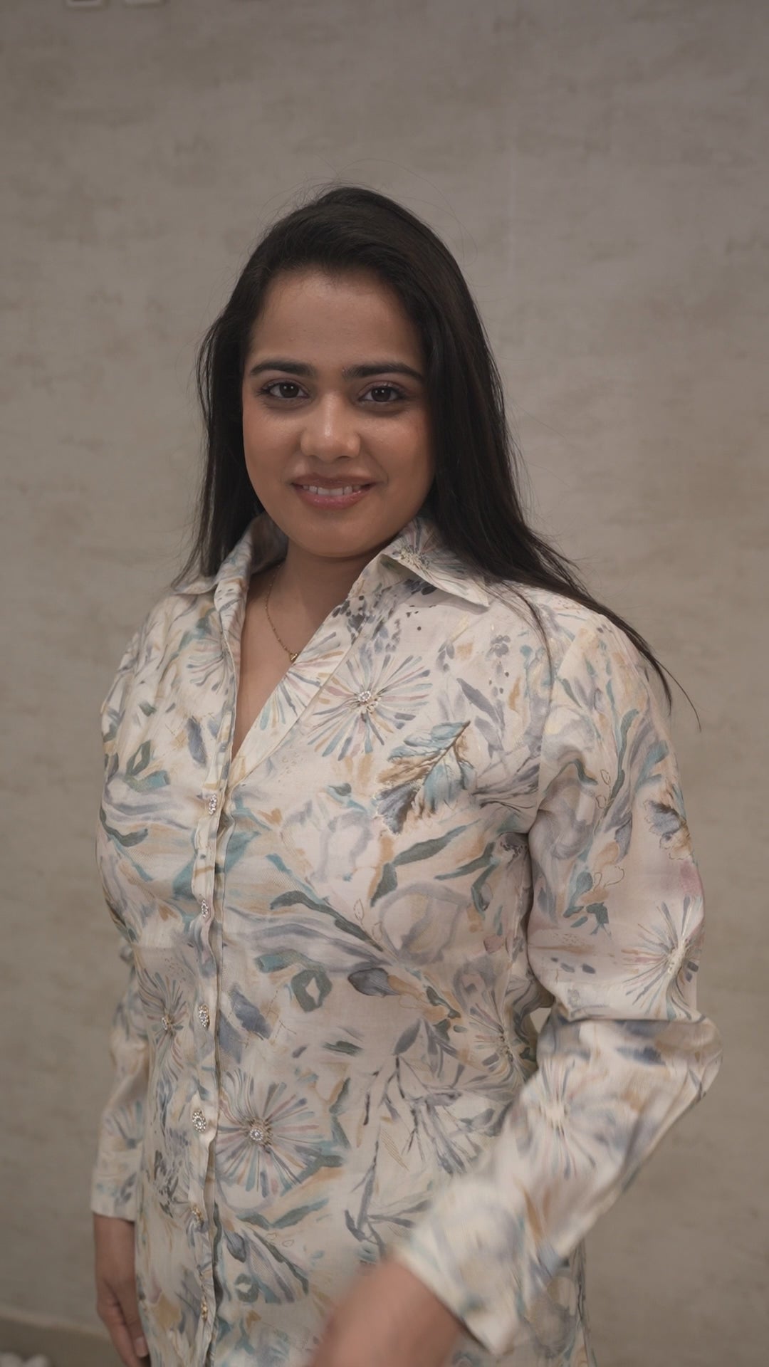 Printed Shirt with Pants